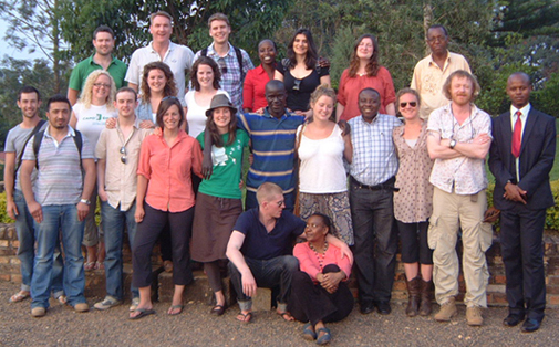 The 2010/11 MDP class on field training in Rwanda - June 2011
